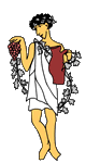 Dionysus (Bacchus),
god van de wijn