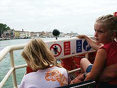 op weg naar San Giorgio Maggiore