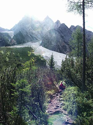 wandeling in de Valle di Dentro