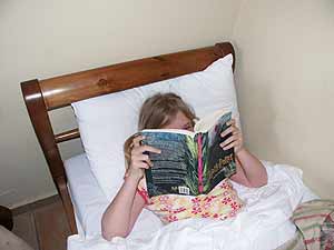 lezen van 's morgens vroeg.....