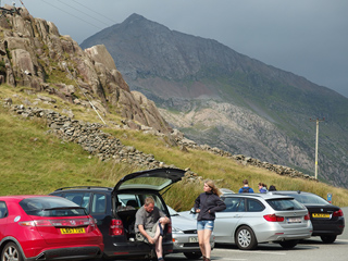 Snowdonia, Pen y Pass Car Park Snowdonia, Pen y Pass Car Park