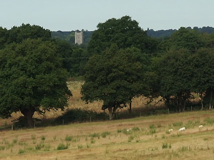 Stour Valley, als een live schilderij van Constable