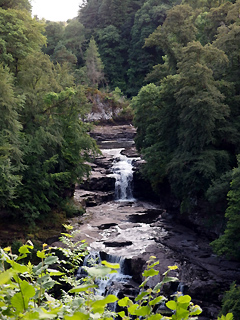 waterval bij New Lanark Mill hotel waterval bij New Lanark Mill hotel