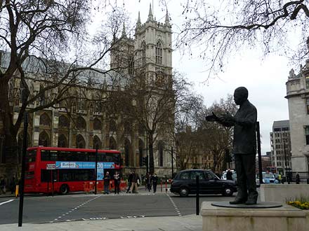 Londen februari 2012, Parliament Square Londen februari 2012, Parliament Square