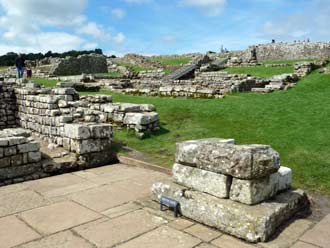 muur van Hadrianus bij Housesteads Fort muur van Hadrianus bij Housesteads Fort
