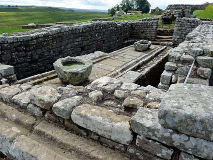 muur van Hadrianus bij Housesteads Fort muur van Hadrianus bij Housesteads Fort