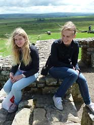 muur van Hadrianus bij Housesteads Fort muur van Hadrianus bij Housesteads Fort