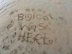 Bigfoot was ook bij Kilchurn Castle Bigfoot was ook bij Kilchurn Castle