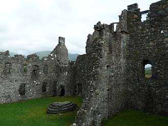 Kilchurn Castle, van binnen Kilchurn Castle, van binnen