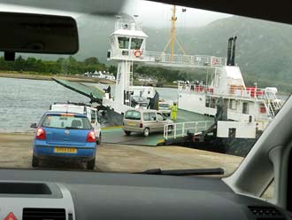 op de veerboot naar Ardgour op de veerboot naar Ardgour