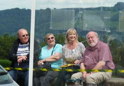 TVploeg Stirling Castle, tweede van rechts Carol Kirkwood TVploeg Stirling Castle, tweede van rechts Carol Kirkwood