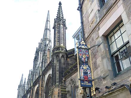 Edinburgh, begin Royal Mile Edinburgh, begin Royal Mile