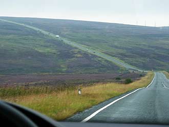 De A169 richting Whitby/Staithes De A169 richting Whitby/Staithes