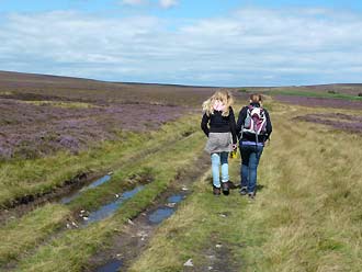 wandeling op de North York Moors wandeling op de North York Moors