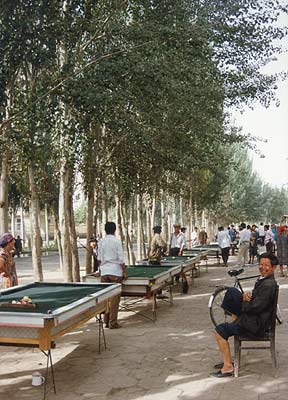 straatbiljart Kashgar